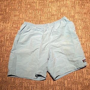 Patagonia Baggies 7” Inseam in Baby Blue Swim Shorts
